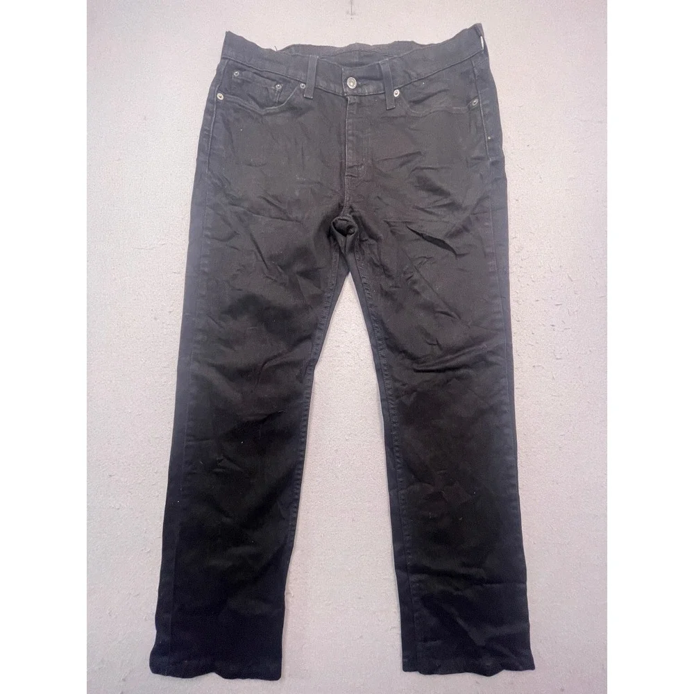 Levi's 514 Straight Fit Denim Black W33 L30 Mens